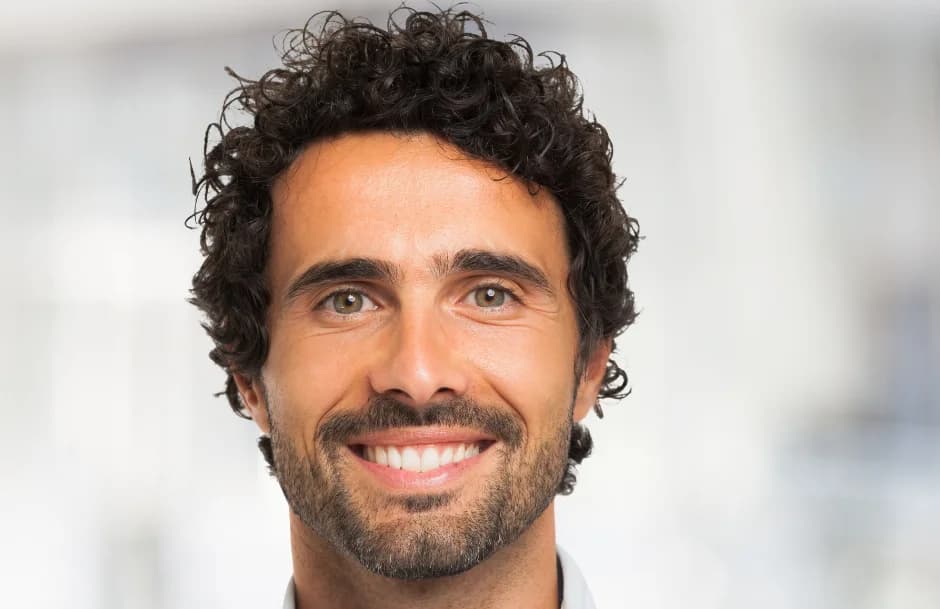 male nose job: man with balanced nose profile