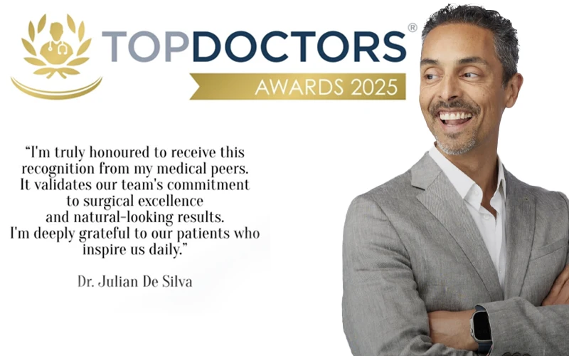 Dr Julian De Silva Recognised with TopDoctors® Award 2025