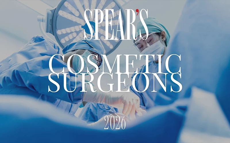 Dr Julian De Silva Recognised in the Spear’s 500 – A Mark of Global Excellence in Facial Plastic Surgery