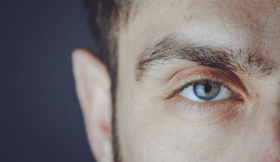 Surgery: The Only Way Men Can Permanently Remove Bags Under Their Eyes - Male eye, photo model